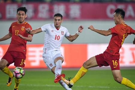 Mit Übergangslösung Krstajic: Serbien gewinnt Testspiel in China Mit Übergangslösung Krstajic: Serbien gewinnt Testspiel in China