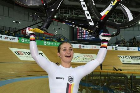 Bahnrad: Geburtstagskind Vogel feiert Weltcup-Doppelsieg Bahnrad: Geburtstagskind Vogel feiert Weltcup-Doppelsieg