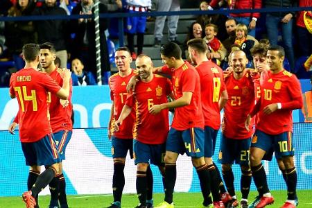 Spanien tankt weiter Selbstvertrauen Spanien tankt weiter Selbstvertrauen