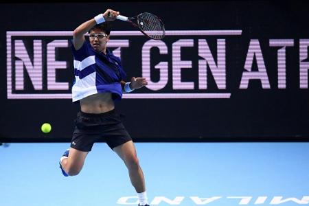 Tennis: Südkoreaner Chung gewinnt Premiere des Tennis: Südkoreaner Chung gewinnt Premiere des