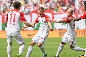 Augsburg-Fluch hält an: Gladbach nur 2:2 beim FCA