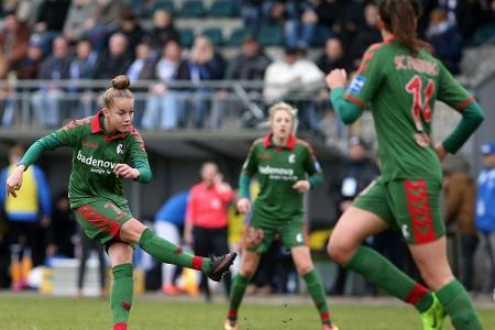 Frauenfußball-Bundesliga: Freiburg löst Wolfsburg an der Spitze ab Frauenfußball-Bundesliga: Freiburg löst Wolfsburg an der Spitze ab