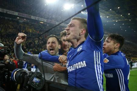 Der Spielfilm des Derbys BVB vs. S04 (zusammengestellt vom SID) Der Spielfilm des Derbys BVB vs. S04 (zusammengestellt vom SID)