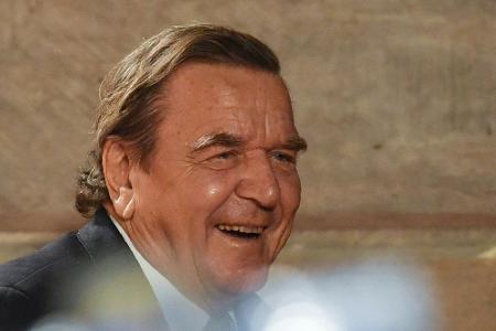 Ex-Kanzler Schröder: Ex-Kanzler Schröder: