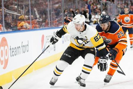 Draisaitl und Edmonton verlieren Duell mit Kühnhackls Penguins Draisaitl und Edmonton verlieren Duell mit Kühnhackls Penguins
