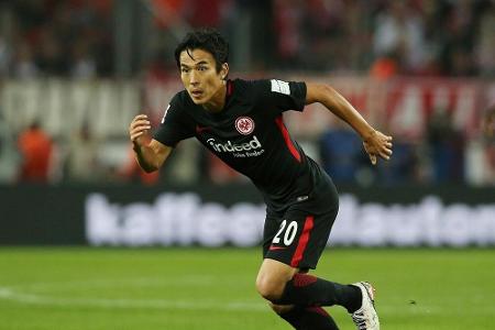 Frankfurt mit Abwehrchef Hasebe gegen Bremen Frankfurt mit Abwehrchef Hasebe gegen Bremen