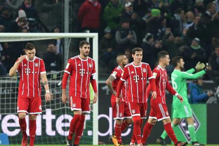 Serie gerissen: Bayern verlieren bei Heynckes-Rückkehr nach Gladbach Serie gerissen: Bayern verlieren bei Heynckes-Rückkehr nach Gladbach
