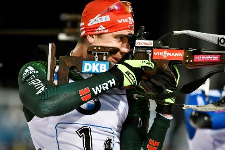 Biathlon-Staffel bei Sieg von Norwegen Zweiter Biathlon-Staffel bei Sieg von Norwegen Zweiter