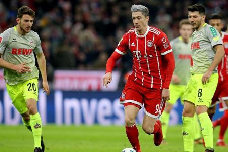 Gegen Kölns Notelf: Lewandowski erlöst ideenarme Bayern