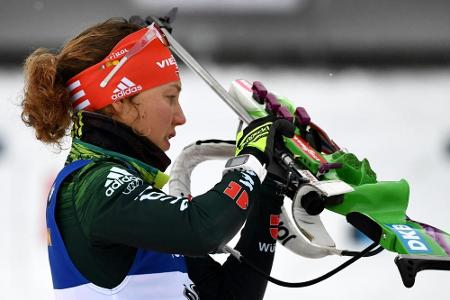 Biathlon: Dahlmeier gewinnt Verfolgung in Annecy Biathlon: Dahlmeier gewinnt Verfolgung in Annecy