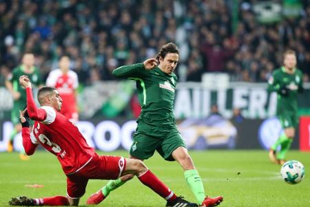 Perfekte Heimbilanz von Werder verspielt - Frei trifft zum 2:2 Perfekte Heimbilanz von Werder verspielt - Frei trifft zum 2:2