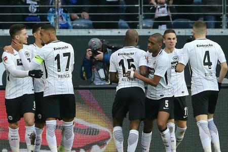 Eintracht Frankfurt müht sich ins Viertelfinale