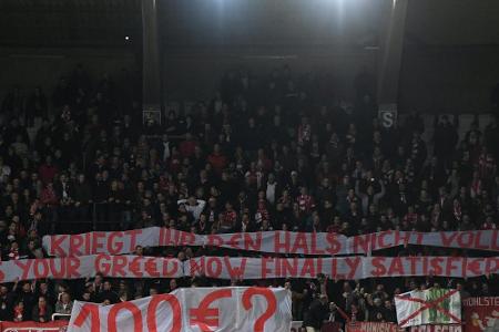 Nach Fanprotest: 20.000 Euro Geldstrafe gegen Bayern München Nach Fanprotest: 20.000 Euro Geldstrafe gegen Bayern München