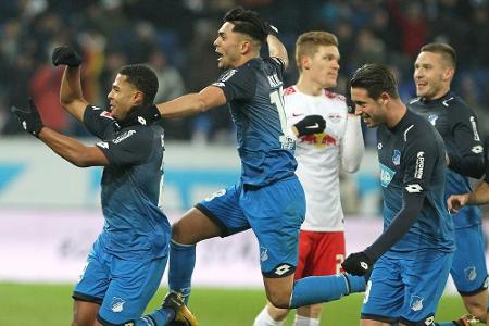 Herbe Pleite in Hoffenheim: RB kommt unter die Räder Herbe Pleite in Hoffenheim: RB kommt unter die Räder