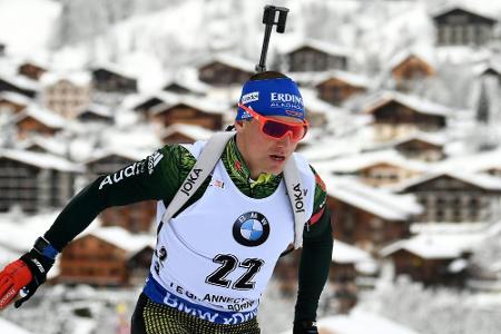 Biathlon: Lesser im Massenstart auf Platz drei Biathlon: Lesser im Massenstart auf Platz drei