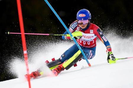 Slalom in Lenzerheide: Shiffrin führt - Dürr 15. Slalom in Lenzerheide: Shiffrin führt - Dürr 15.