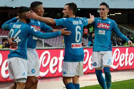 Italien: Neapel verteidigt Tabellenspitze - Juve siegt in Cagliari Italien: Neapel verteidigt Tabellenspitze - Juve siegt in Cagliari