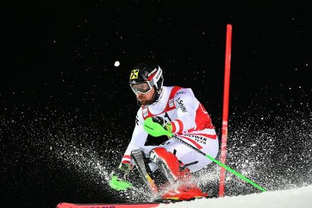 Nachtslalom in Schladming: Hirscher vor Kristoffersen, Deutsche enttäuschen Nachtslalom in Schladming: Hirscher vor Kristoffersen, Deutsche enttäuschen