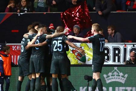 Manchester City zieht ins Finale des Ligapokals ein Manchester City zieht ins Finale des Ligapokals ein