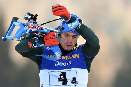 Biathlon: Kein Deutscher im Massenstart auf dem Podest Biathlon: Kein Deutscher im Massenstart auf dem Podest