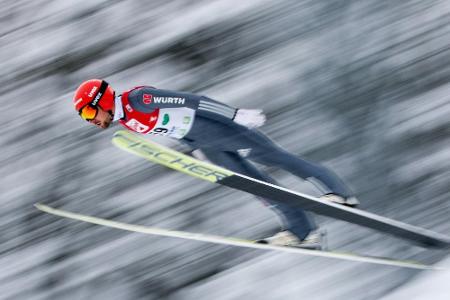 Kombination: Rießle in Val di Fiemme Dritter, Geiger mit Olympianorm Kombination: Rießle in Val di Fiemme Dritter, Geiger mit Olympianorm