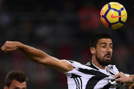 Khedira wohlauf: Keine schwere Kopfverletzung Khedira wohlauf: Keine schwere Kopfverletzung