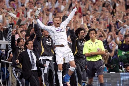 Unter anderem an der Seite von Zinedine Zidane spielte Becks von 2003 bis 2007 bei den Königlichen von Real Madrid. In seine...