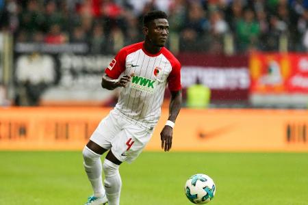 Opare möchte Vertrag in Augsburg verlängern Opare möchte Vertrag in Augsburg verlängern