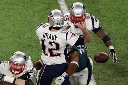Der einzige Sack des Super Bowls brachte wenige Minuten vor Schluss die Vorentscheidung zu Gunsten der Eagles. Brandon Graha...