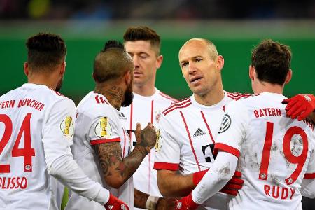 Arjen Robben macht mit einem Doppelpack das halbe Dutzend voll.