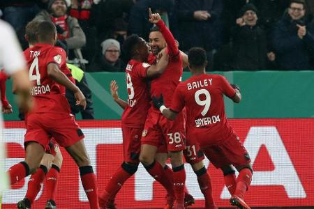 Bayer beendet Pokalfluch gegen Bremen Bayer beendet Pokalfluch gegen Bremen