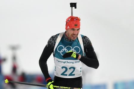 Biathlet Peiffer holt Olympia-Gold im 10-km-Sprint Biathlet Peiffer holt Olympia-Gold im 10-km-Sprint