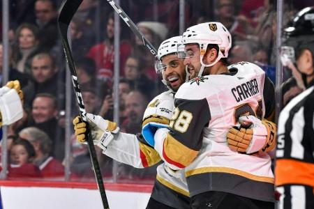 Golden Knights egalisieren NHL-Rekord der Hartford Whalers Golden Knights egalisieren NHL-Rekord der Hartford Whalers