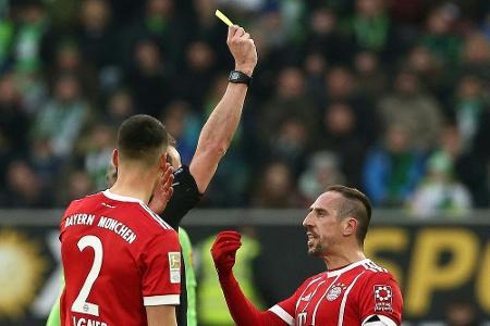 Tätlichkeit des Tages: Franck Ribery (Bayern München) Tätlichkeit des Tages: Franck Ribery (Bayern München)