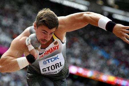 Kugelstoß-Weltmeister Storl mit persönlicher Jahresbestleistung Kugelstoß-Weltmeister Storl mit persönlicher Jahresbestleistung