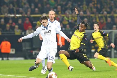 Doppelpack Batshuayi: Dortmund schlägt Bergamo 3:2 Doppelpack Batshuayi: Dortmund schlägt Bergamo 3:2