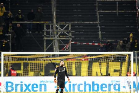 Gelbe Wand mit Lücken: Die Bilder des Fan-Boykotts