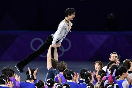 Eiskunstlauf-Star Hanyu peilt vierfachen Axel an Eiskunstlauf-Star Hanyu peilt vierfachen Axel an
