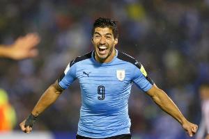 Suarez erzielt 50. Tor für Uruguay
