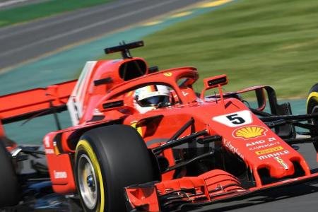 Vettel im Australien-Training Fünfter - Hamilton vorn Vettel im Australien-Training Fünfter - Hamilton vorn