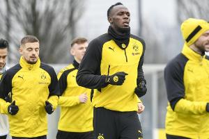 1400 Zuschauer sehen Bolt-Training beim BVB
