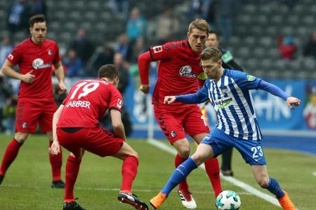 Harmlose Hertha verpasst Heimsieg gegen Freiburg Harmlose Hertha verpasst Heimsieg gegen Freiburg