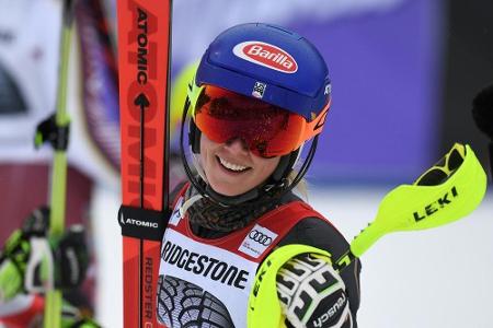 Shiffrin gewinnt zum fünften Mal Slalom-Kugel Shiffrin gewinnt zum fünften Mal Slalom-Kugel