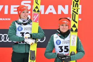Skispringen: Frauen auf dem Sprung zur Großschanze