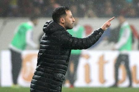 Schalke-Trainer Tedesco in Schalke-Trainer Tedesco in