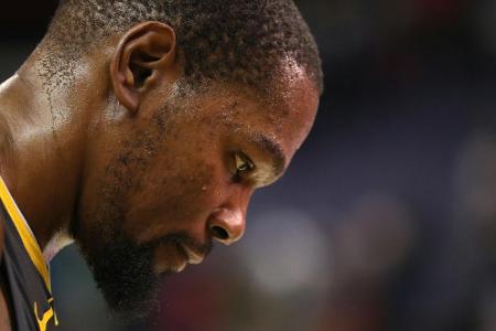 Rippenverletzung stoppt Durant - Heimniederlage für die Warriors Rippenverletzung stoppt Durant - Heimniederlage für die Warriors