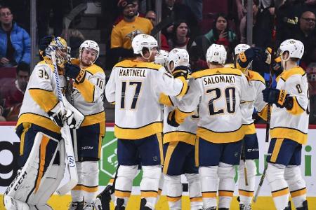 NHL: Nashville als erstes Team in den Play-offs NHL: Nashville als erstes Team in den Play-offs