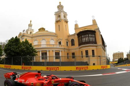 Formel 1: Vettel in Baku auf Pole - Hamilton Zweiter Formel 1: Vettel in Baku auf Pole - Hamilton Zweiter