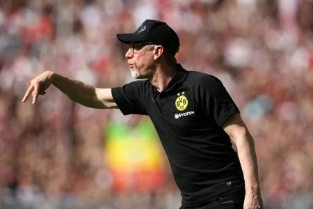 BVB-Trainer Stöger lobt Erzrivalen Schalke BVB-Trainer Stöger lobt Erzrivalen Schalke