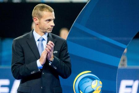 UEFA-Chef Ceferin: Videobeweis ab 2019 in der Königsklasse und bei der EM 2020 UEFA-Chef Ceferin: Videobeweis ab 2019 in der Königsklasse und bei der EM 2020